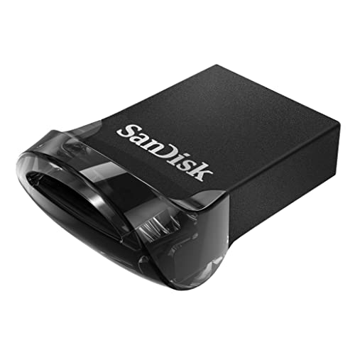 SanDisk 512GB Ultra Fit USB 3.2 Flash Drive - SDCZ430-512G-G46, Black | For laptops, tablets, gaming consoles, Plug-and-stay, USB 3.2 usb stick, RecuePRO data recovery software - size: 512GB, style: Up to 130MB/s