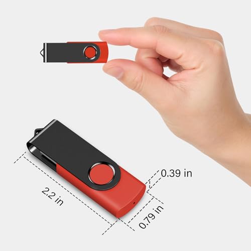 EASTBULL USB Flash Drive Bulk 8GB 20 Pack with Lanyards USB 2.0 Thumb Drive Bulk Memory Stick USB Mass Storage - size: 8GB-2.0