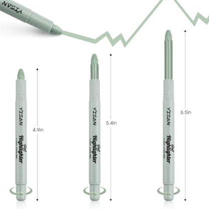 YISAN Bible Highlighter, 8 Dusty Colors | Dry Highlighter, No Bleed, 70634 - color: Dusty