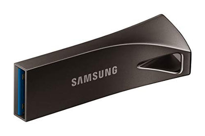 SAMSUNG BAR Plus 64GB - 300MB/s USB 3.1 Flash Drive Titan Gray (MUF-64BE4/AM) - color: Gray, style: 64 GB