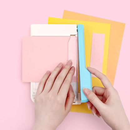 Guillotine Paper Trimmer, Mini Guillotine Paper Cutter, 6 inch Cut Length Accurate Trimming Guillotine Cutter for Coupons Paper Crafts Photos Cards Scrapbooking Office Home Supplies - color: S: 4.25" X 6"