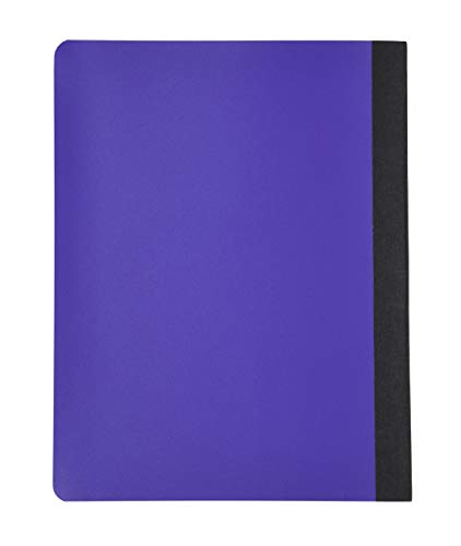 Mintra Office Poly Composition Book (3 Pack, Teal Purple White) - color: Teal, Purple, White, size: 7.5in x 9.75in (3 Pack)