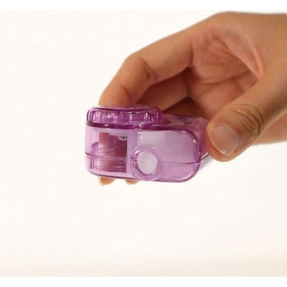 KUTSUWA STAD T'GAAL Angle Adjustable Pencil Sharpener (RS036PU) | Translucent Purple, 1 ea. - color: Translucent Purple