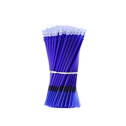 25pcs/Set Erasable Gel Pen Refills Rod 0.5mm Washable Handle Magic Erasable Pen for School Pen Writing Tools Kawaii Stationery (7 Blue) - color: 7 Blue
