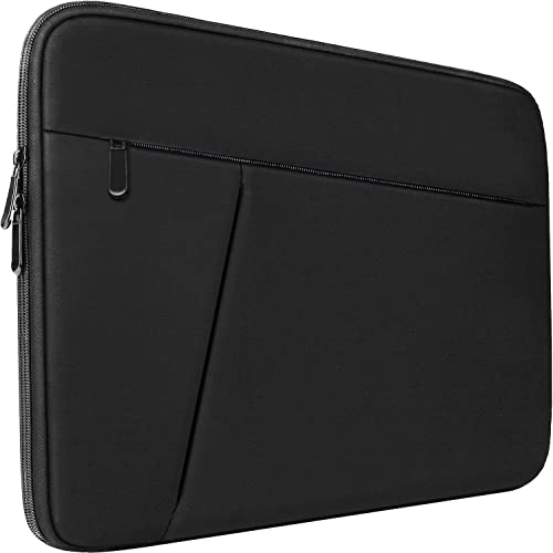 Laptop Case Sleeve 15.6 inch, Durable Shockproof Protective Computer Carrying Cover with Front Pocket, Briefcase Handbags Laptop Sleeve Bag for 15.6 inch HP, Dell, Acer, Asus, Notebook, Black - color: Black, size: 15.6 inch