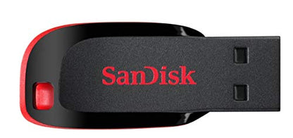 SanDisk 8GB Cruzer Blade Flash Drive 2 Pack SDCZ50-008G-B35 - Bundle with 1 Everything But Stromboli Lanyard