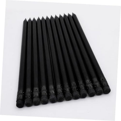 20pcs Wooden Hb Pencils for Drawing and Sketching Smooth Writing Ergonomic Grip Art Supplies for Students and Artists