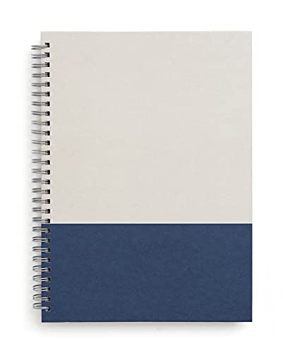 TRU RED Medium Hardcover Ruled Notebook, Gray/Blue - color: Gray/Blue, style: 1 Pack