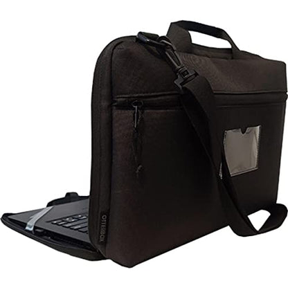 OtterBox OtterShell Series Protective Sleeve with Pocket for 11"" Chromebook Notebook and Laptop with Hand Strap - Non-Retail Packaging - Black
