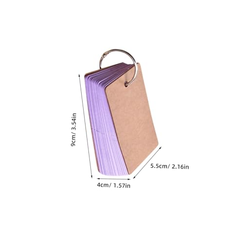 Note Pad Blank Note Cards Index Cards Diy Flashcards Memo Pad Binder Rings Student Flash