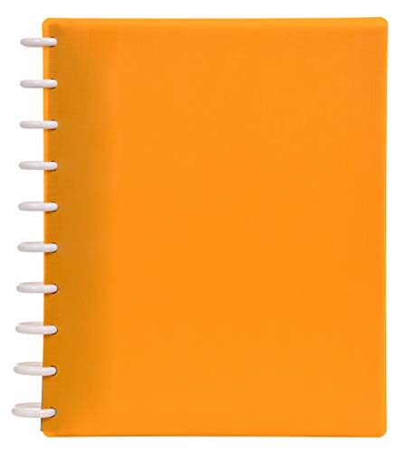 Talia Discbound Notebooks, Planner, Customizable, (BBQ Mustard, Midsize (7.5in x 9.75in)) - color: Bbq Mustard, size: Midsize (7.5in x 9.75in)