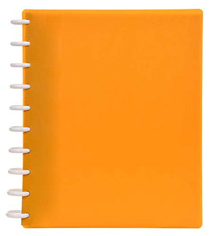Talia Discbound Notebooks, Planner, Customizable, (BBQ Mustard, Midsize (7.5in x 9.75in)) - color: Bbq Mustard, size: Midsize (7.5in x 9.75in)