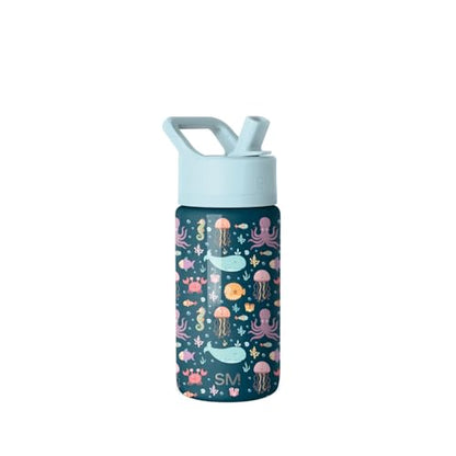 Simple Modern Kids Water Bottle & Toddler Cup | 14oz | Under the Sea - color: -Under the Sea, size: 14 Ounces