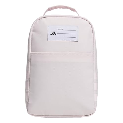 adidas Kids Santiago Lunch Bag for Girls & Boys – Insulated Cooler Lunchbox, 8L - color: 4.0/Distilled Pink/ White