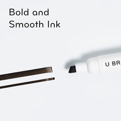 U Brands 드라이 지우개 마커, 파인 팁 화이트보드 마커, 끌 팁, 적은 냄새, 지우개 캡이 있는 블랙 드라이 지우개 마커 세트, 사무실 학교 교실 용품, 12개입 - color: 블랙.