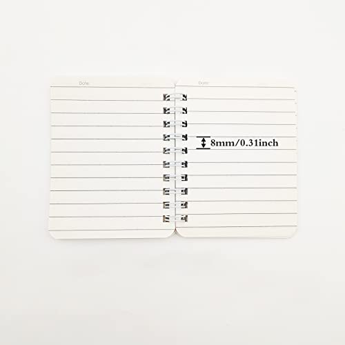 12 PCS Cute Notes Mini Notebook, A7 Diary Writing Subject Memo Book Planner with Lined Paper for Travelers, Class and Office, Floral Patterns Portable Pocket Journal Steno Memo Notebook, 12 Patterns
