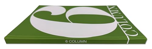 BookFactory 6 Column Book, Hardbound Columnar Notebook, 100 Pages - size: 6 Column, style: Laminate Hardbound