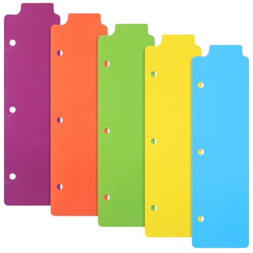ARTIBETTER Notebook Tab Dividers 10 Pack Binder Dividers with Writable Tabs Assorted Color Index Dividers for 3 Ring Binders Loose Leaf Notebooks Planners Document Organization