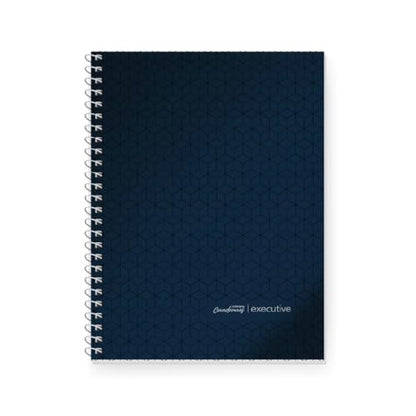 Executive Premium Spiral Notebook, 8.5 x 11.5 in, 84 College Ruled Sheets, Sustainable Sugarcane Paper, Durable Poly Cover, Lay-Flat Binding, Microperforated Pages for Professional & School Use (3-Pack (Black/Blue/Burgundy)) - color: 3-Pack (Black/Blue/Bu