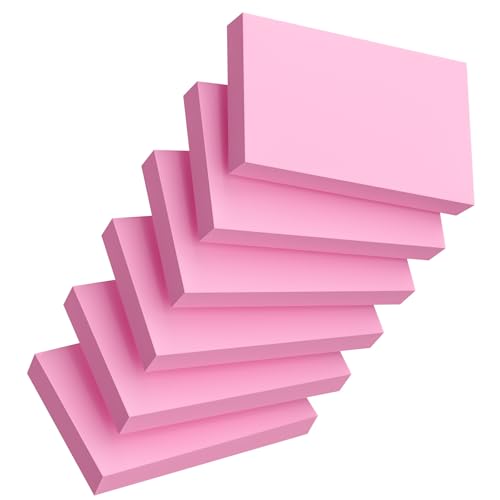 Index Cards 3x5 Inch, 300sheets, Flash Cards, Blank Pink Note Cards Paper For Studying, Schools Supplies, College, Office And Home Organization, Note Taking Supplies - color: Pink
