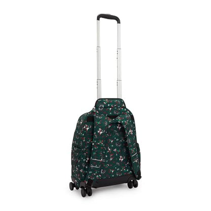 Kipling New Zea Printed 15" Laptop Rolling Backpack - color: Soccer Print