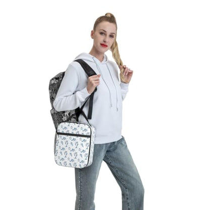 Cute Dolphin Lunch Bag 10In | Insulated Lunch Box Reusable Tote Bag For Picnic Office For Women Men - color: Style 2