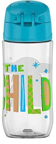 THERMOS FUNTAINER 16 Ounce Plastic Hydration Bottle with Spout, MANDALORIAN - color: Mandalorian