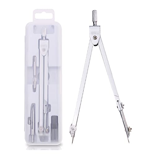 Bow Compass Compass Set, Compass for Geometry Math Geometry Kit Drafting and Drawing Tools for Student and Engineering Drawing Carpenter Compass (Color : E) - color: E