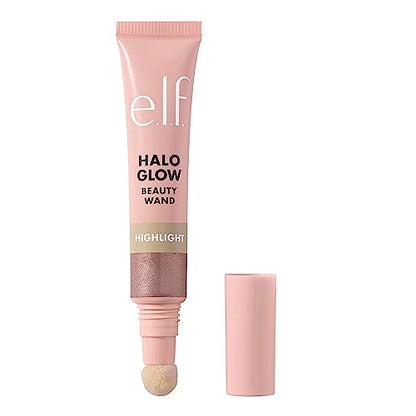 e.l.f. Halo Glow Highlight Beauty Wand, Liquid Highlighter Wand For Luminous, Glowing Skin, Buildable Formula, Vegan & Cruelty-free, Rose Quartz - color: Rose Quartz