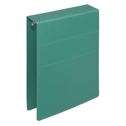 Carstens 2-Inch Heavy Duty 3-Ring Binder - Top Opening, Teal, Durable Plastic, No-Gap Rings, Waterproof Cover, No Pockets, Holds 300 US Letter Sheets, BPA-Free, Made in USA (5872-3R), Case of 16 - color: Teal, size: Case of 16