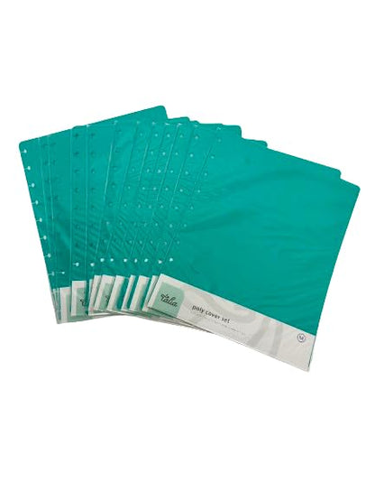 Talia Discbound Notebook - Cover and Disc Set (Celestial Turquoise 12pk (no discs), Midsize Set) - color: Celestial Turquoise 12pk (no discs), size: Midsize Set