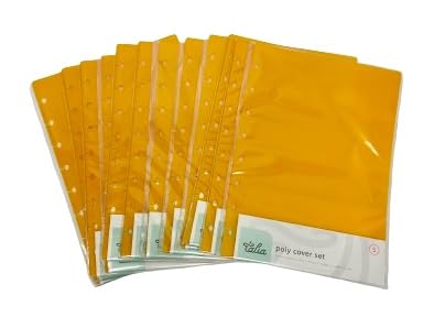 Talia Discbound Notebook - Cover and Disc Set (BBQ Mustard 12pk (no discs), Junior Set) - color: BBQ Mustard 12pk (no discs), size: Junior Set