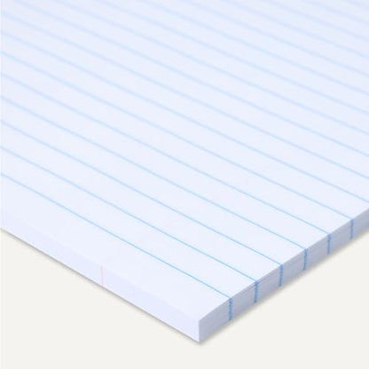 Amazon Basics Wide Ruled Loose Leaf Paper, 10.5" x 8", 150 Sheets, No Binding, White, 1-Pack - size: Wide Ruled, 1-pack