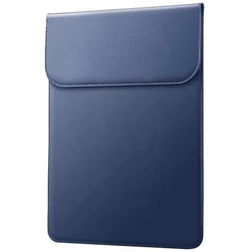 JETech Slim Laptop Sleeve for MacBook Neo (A18 Pro), MacBook Pro 14-Inch(M1-M5, 2020-2026), PU Leather Case with Magnetic Closure (Navy) - color: Navy, size: 14-Inch