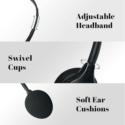 30 Pack Class Set Headphones for Kids Students School Classroom Bulk Earphones Adjustable with 3.5 mm Jack for Library Children Adults(006 Black) - size: 30 Pack Black