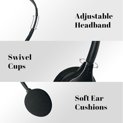 20 Pack Class Set Headphones for Kids Students School Classroom Bulk Earphones Adjustable with 3.5 mm Jack for Library Children Adults(006 Black Headphones) - size: 20 Pack Black
