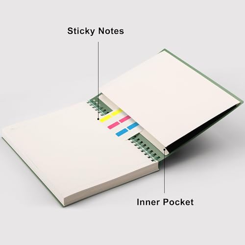 RETTACY Spiral College Ruled Notebook, 300 Perforated Pages (8.2" x 11.2") | 100 GSM Thick Paper, Flexible Plastic Cover, for School, Work, Writing, Journaling (Tiffani Blue) - color: Tiffani Blue