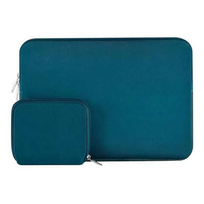 MOSISO Laptop Case 13 inch, 13 inch Laptop Sleeve Bag Compatible with MacBook Neo/Air M5 M4 M3 M2 M1 2026-2018 / Pro M2 M1 2026-2016, Neoprene Computer Sleeve Bag with Small Case, Deep Teal - color: Deep Teal, size: 13 inch