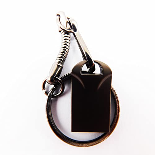 Super Mini USB Flash Drives Memory Sticks Thumb Drive Pen-Stick with Waterproof Dustproof Shockproof (Black 4GB) - color: Black 4GB