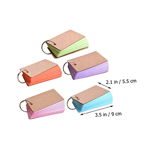 Note Pad Blank Note Cards Index Cards Diy Flashcards Memo Pad Binder Rings Student Flash