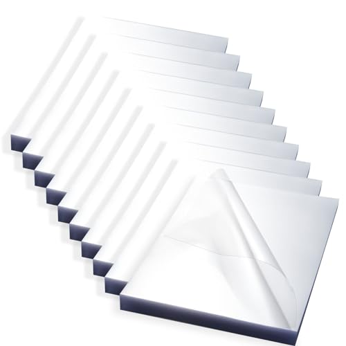 HOUYEE 8 Mil 1000 Pack Clear Binding Presentation Covers, PVC Report Covers, 8-1/2 x 11 Inches, Letter Size (100P X 10) - size: 8mil,1000P