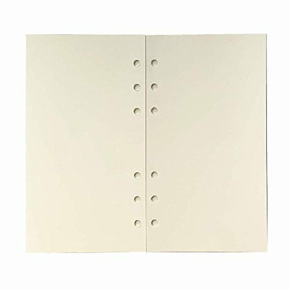 A6 Binder Refills Blank, Spiral Notebook Plain Refill, Planner Inserts Blank Paper for Filofax/Personal Journal, 45sheets/90pages,Harphia (Harphia A6 3.74 x 6.77'',Blank) - color: Blank Paper, size: A6