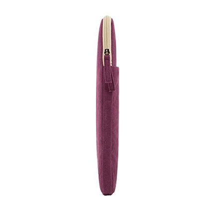 Kinmac 360° Protective Vertical Laptop Sleeve Case Cover Bag with Pocket for MacBook Air 13 inch,iPad Pro 13" and 12.5-13.3 inch HP Lenovo Dell ASUS Acer Laptop(Wine Red) - color: Wine Red, size: 12.5 inch-13.3 inch