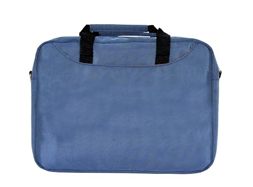 Lizer Laptop Bag, Laptop Sleeve Case 13 Inch, Messenger Shoulder Bag For Laptop or Tablet, Computer Bag, 11-13 Inch Laptop Tablet Compatible Case, Sleek, Durable & Water-Repellent Fabric (Navy)