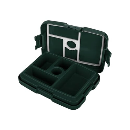 FOCO NFL Unisex-Adult Officially Licensed 2-Tone Big Logo Team Color Football Leak Proof 5 Compartment Bento Lunch Box - Green Bay Packers - color: Green Bay Packers