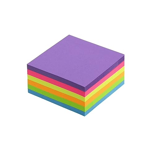 Early Buy Sticky Notes, 4x4 in, 6 Bright Colors, 6 Pads, 70 Sheets/Pad - color: 6 Bright Color 4x4 in