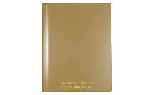 Nicky's Folders® English Communicator, Parent-Teacher Folder, Patented Tear-Resistant Flexible Plastic 2 Inside Pockets, 2 Exterior Sleeves, Letter Size Paper, Single Color(24 Pack) (Metallic Gold) - color: Metallic Gold