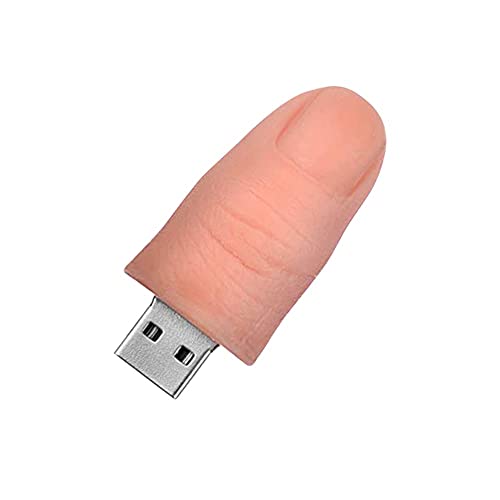Fun Flash Drive 32GB, AreTop USB2.0 Creative Novelty Miniature Thumb Shape | Flash Drive Cool 32GB Thumb Drive Memory Stick USB Drive Novelty Jump Drive Pendrive for Kids Gift - size: 32GB, style: Thumb