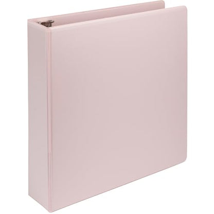 Samsill Plant-Based 2 Inch Durable D-Ring, View Binder, Eco-Friendly, USDA Certified Biobased, Single, Light Pink - color: Rose, size: 2-Inch
