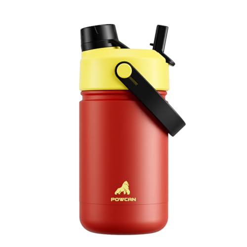12 oz Kids Water Bottle for Boys: 2-in-1 Straw Spout Lid, Leakproof, Durable Straw Spout Lid, 24H Cold, Easy Carry, Insulated Stainless Steel Cup for School, Travel, Camping, Daily (Mouse's Mischief) - color: Mouse's Mischief, size: 12 Ounces